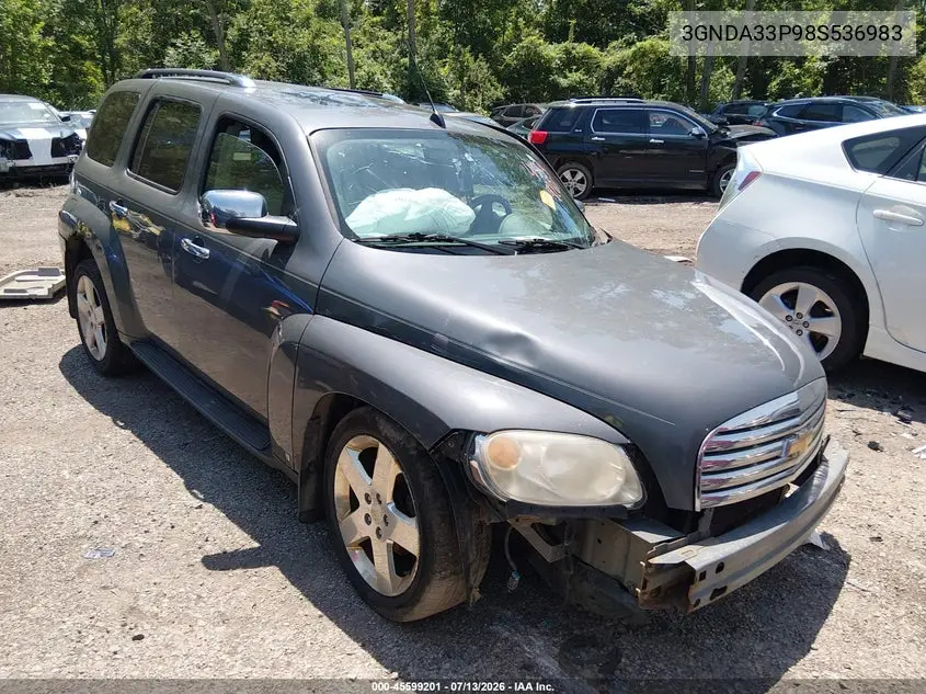 2008 Chevrolet Hhr Lt VIN: 3GNDA33P98S536983 Lot: 45599201