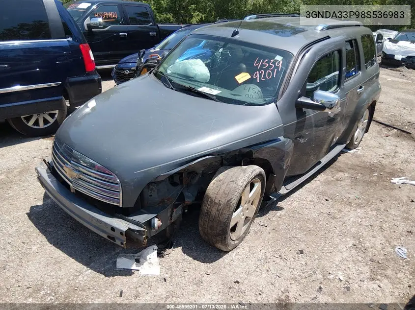2008 Chevrolet Hhr Lt VIN: 3GNDA33P98S536983 Lot: 45599201