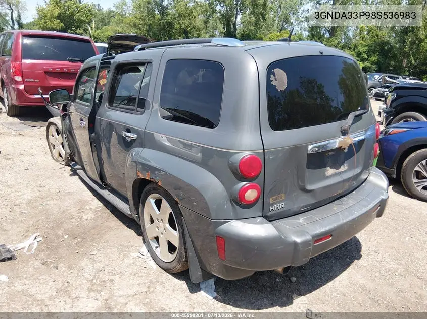 2008 Chevrolet Hhr Lt VIN: 3GNDA33P98S536983 Lot: 45599201