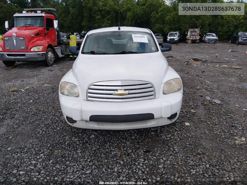 2008 Chevrolet Hhr Ls VIN: 3GNDA13D28S637678 Lot: 45629083