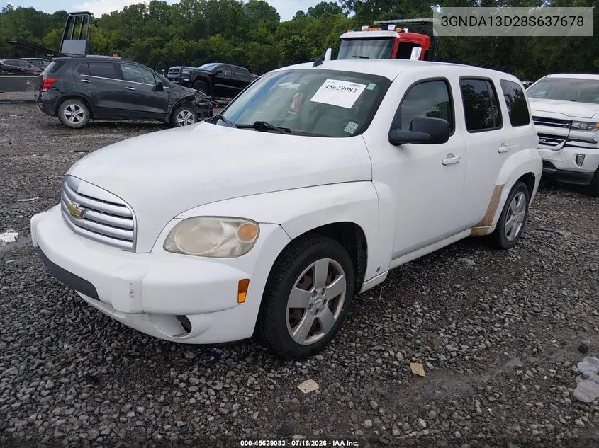 2008 Chevrolet Hhr Ls VIN: 3GNDA13D28S637678 Lot: 45629083