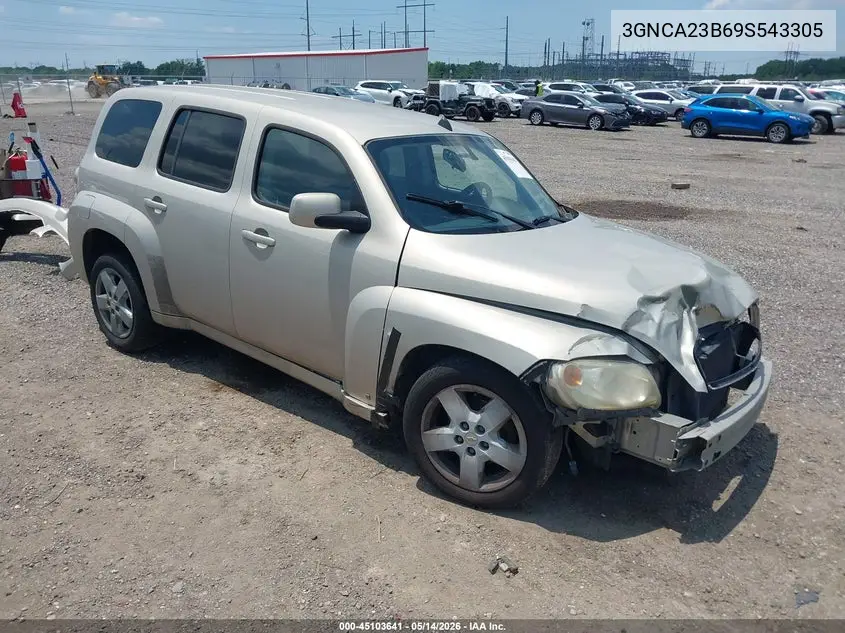 2009 Chevrolet Hhr Lt VIN: 3GNCA23B69S543305 Lot: 45103641