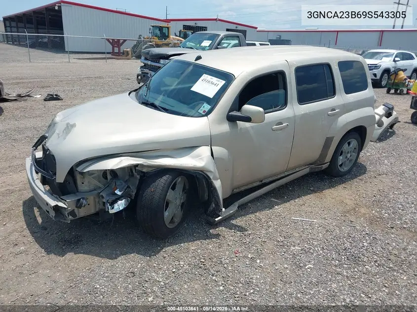 2009 Chevrolet Hhr Lt VIN: 3GNCA23B69S543305 Lot: 45103641