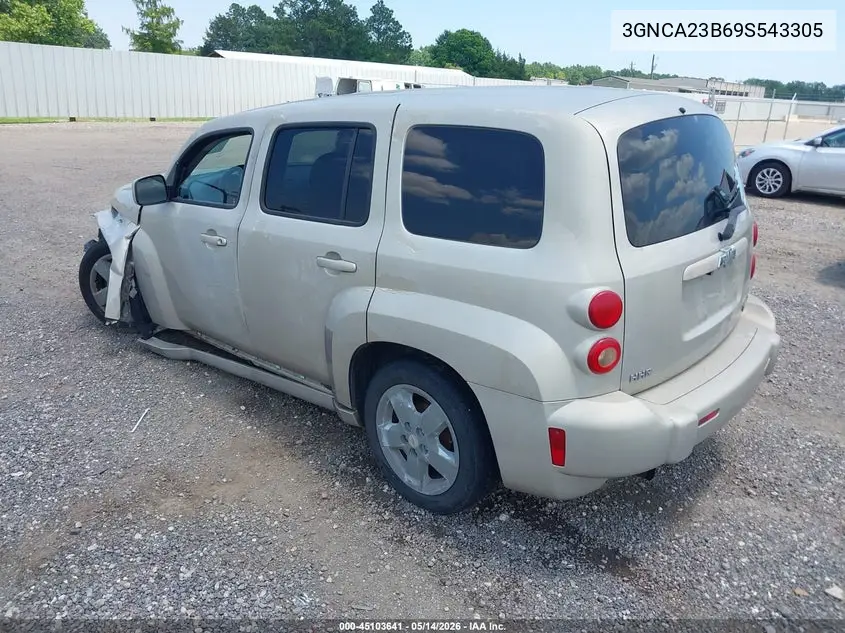 2009 Chevrolet Hhr Lt VIN: 3GNCA23B69S543305 Lot: 45103641