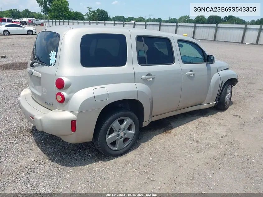 2009 Chevrolet Hhr Lt VIN: 3GNCA23B69S543305 Lot: 45103641