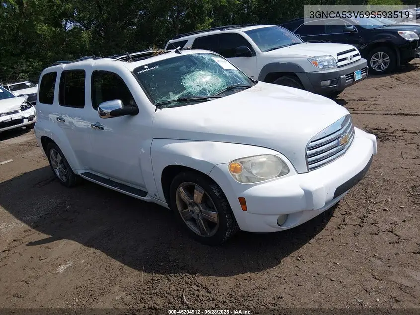 2009 Chevrolet Hhr Lt VIN: 3GNCA53V69S593519 Lot: 45204912