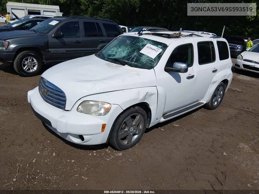 2009 Chevrolet Hhr Lt VIN: 3GNCA53V69S593519 Lot: 45204912