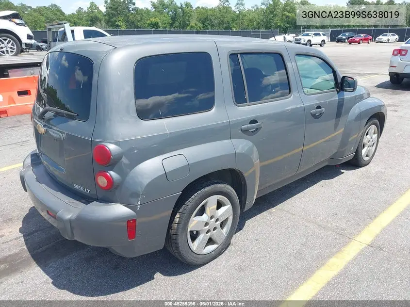2009 Chevrolet Hhr Lt VIN: 3GNCA23B99S638019 Lot: 45259396