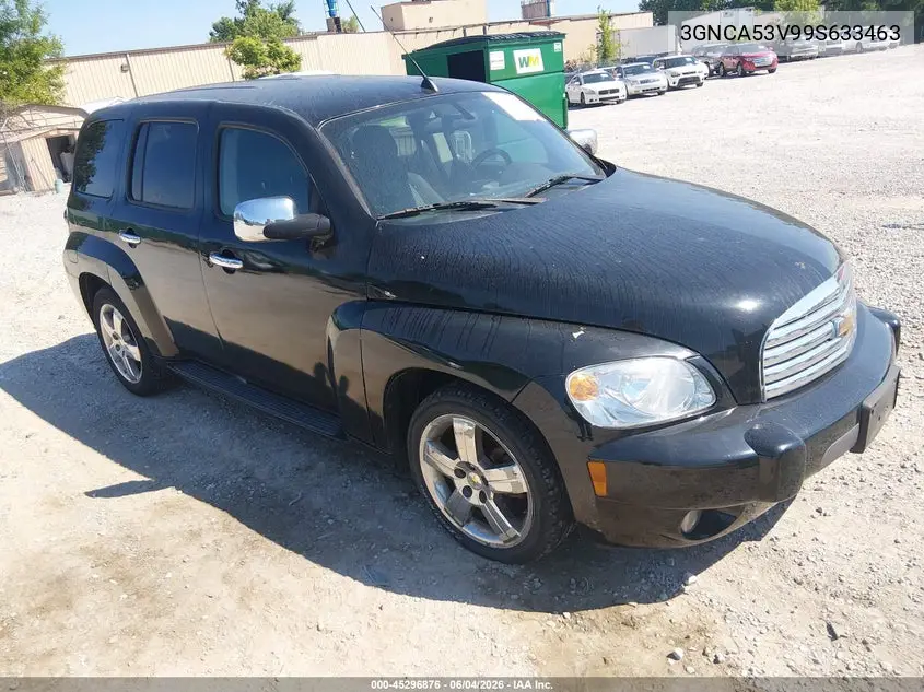 2009 Chevrolet Hhr Lt VIN: 3GNCA53V99S633463 Lot: 45296876