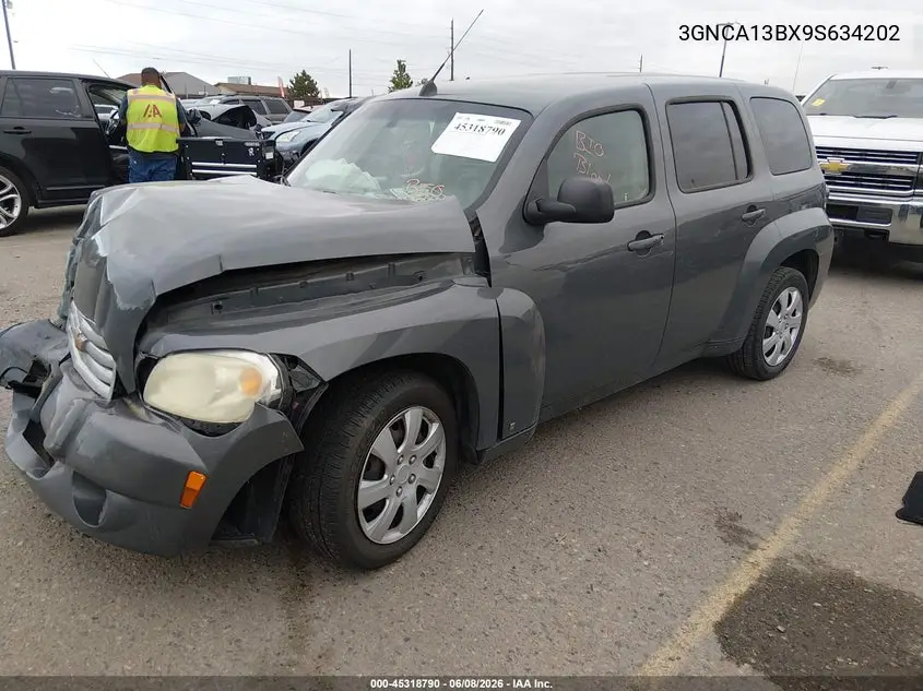 2009 Chevrolet Hhr Ls VIN: 3GNCA13BX9S634202 Lot: 45318790