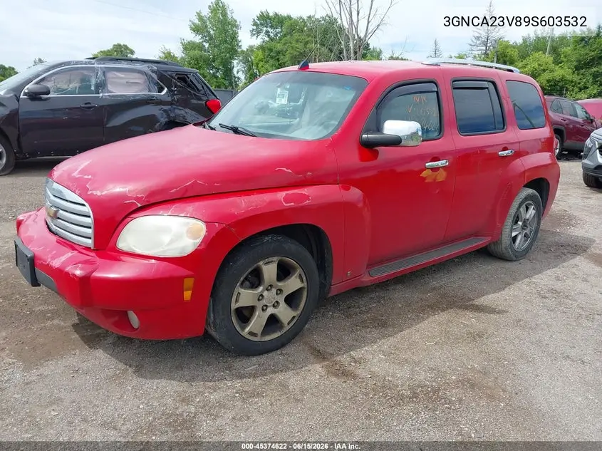 2009 Chevrolet Hhr Lt VIN: 3GNCA23V89S603532 Lot: 45374622