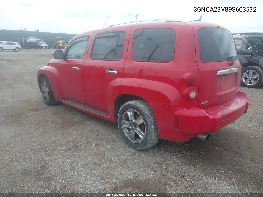 2009 Chevrolet Hhr Lt VIN: 3GNCA23V89S603532 Lot: 45374622