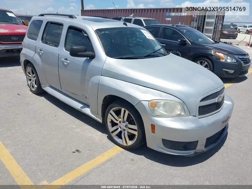 2009 Chevrolet Hhr Ss VIN: 3GNCA63X99S514769 Lot: 45416445