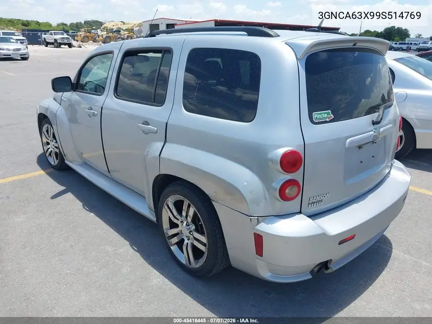 2009 Chevrolet Hhr Ss VIN: 3GNCA63X99S514769 Lot: 45416445