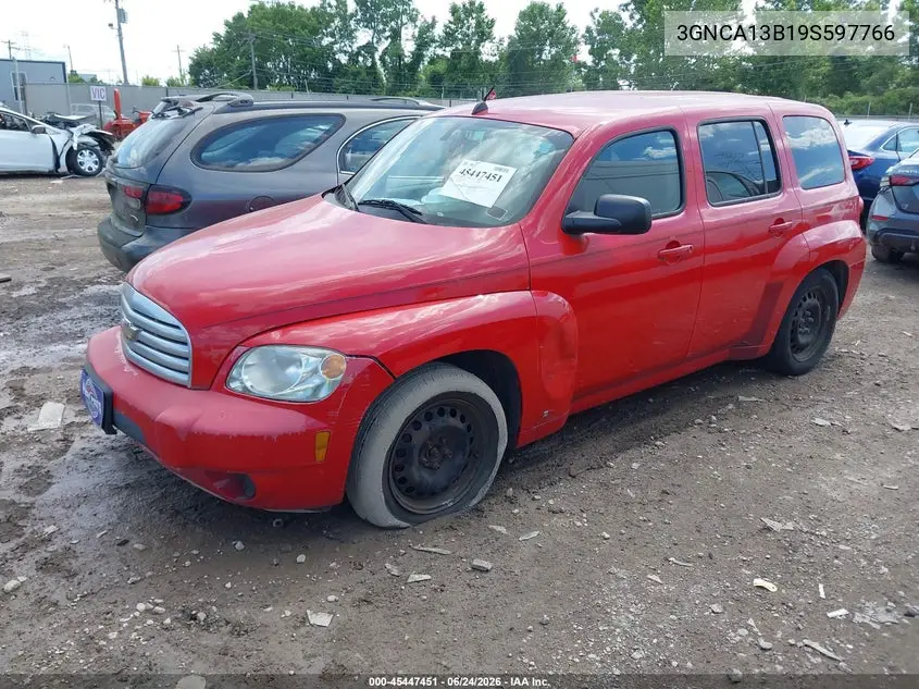 2009 Chevrolet Hhr Ls VIN: 3GNCA13B19S597766 Lot: 45447451