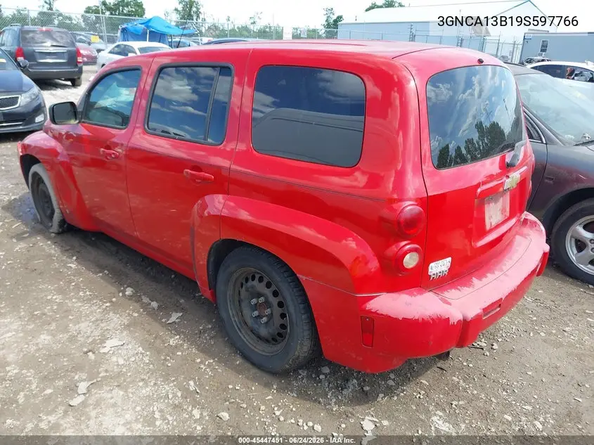 2009 Chevrolet Hhr Ls VIN: 3GNCA13B19S597766 Lot: 45447451