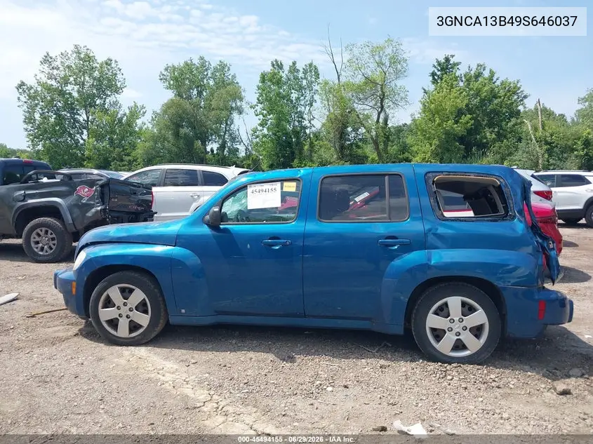 2009 Chevrolet Hhr Ls VIN: 3GNCA13B49S646037 Lot: 45494155