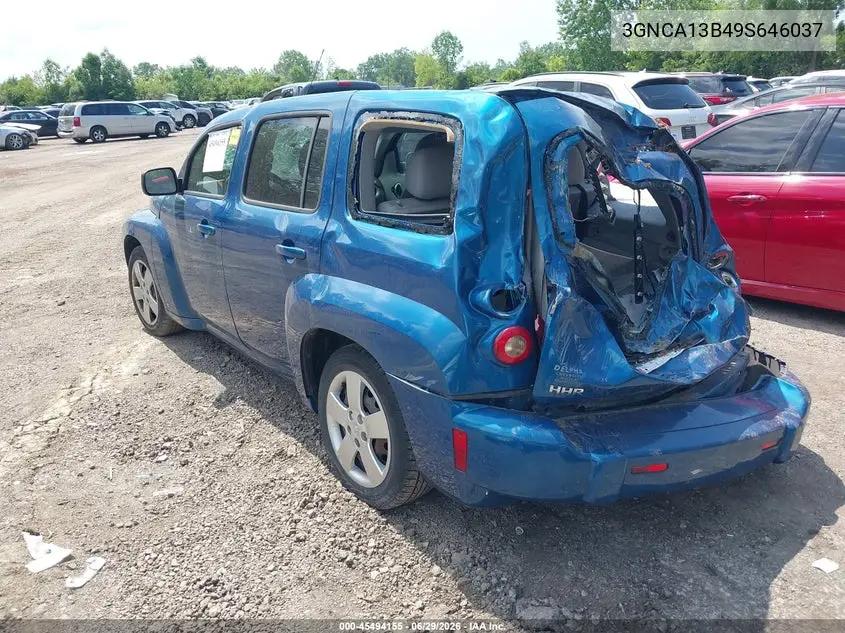 2009 Chevrolet Hhr Ls VIN: 3GNCA13B49S646037 Lot: 45494155
