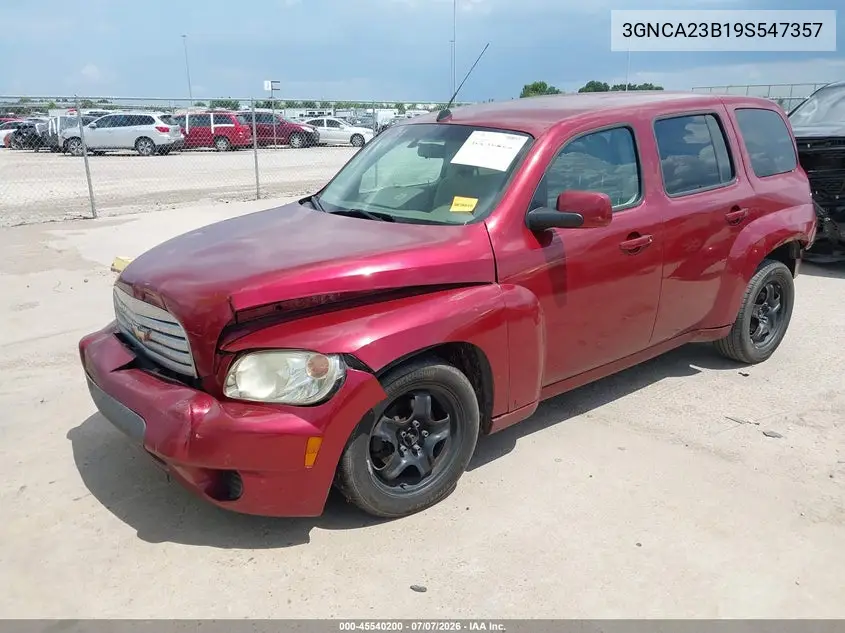 2009 Chevrolet Hhr Lt VIN: 3GNCA23B19S547357 Lot: 45540200
