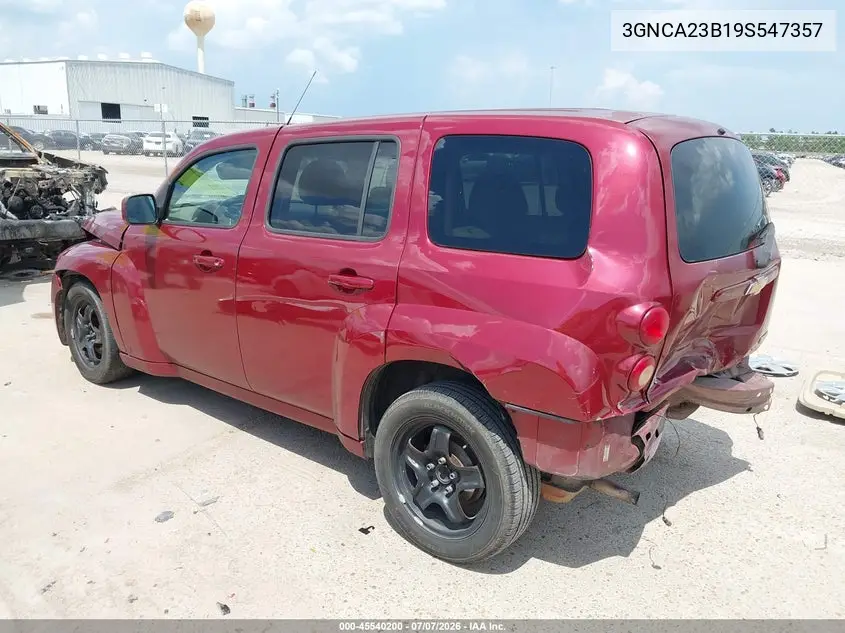 2009 Chevrolet Hhr Lt VIN: 3GNCA23B19S547357 Lot: 45540200