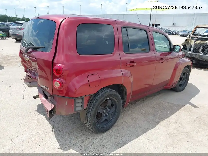 2009 Chevrolet Hhr Lt VIN: 3GNCA23B19S547357 Lot: 45540200
