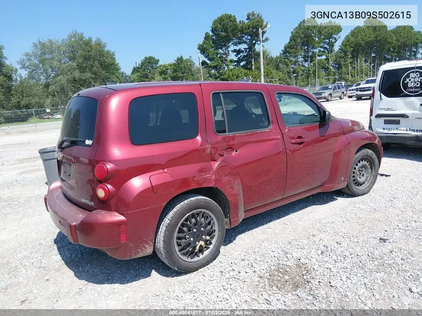 2009 Chevrolet Hhr Ls VIN: 3GNCA13B09S502615 Lot: 45541877