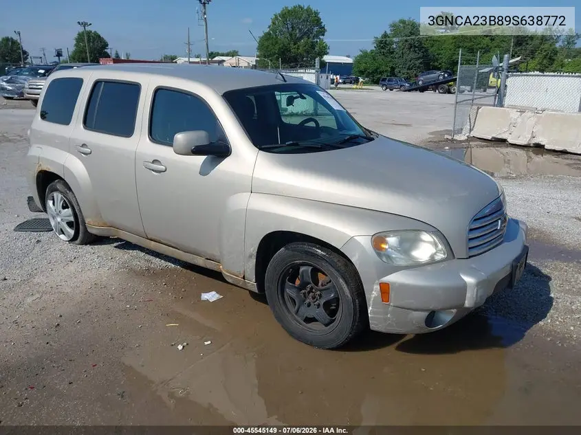 2009 Chevrolet Hhr Lt VIN: 3GNCA23B89S638772 Lot: 45545149