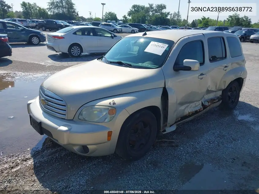 2009 Chevrolet Hhr Lt VIN: 3GNCA23B89S638772 Lot: 45545149