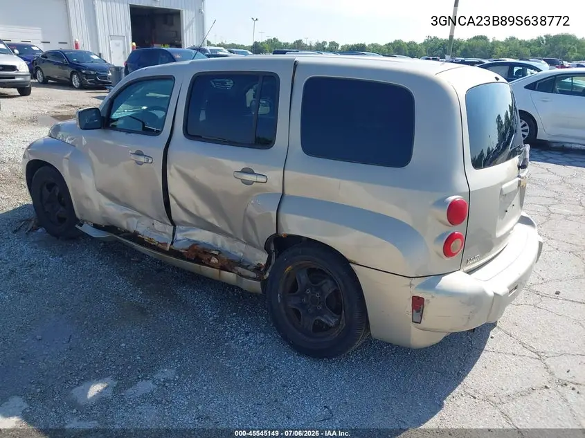 2009 Chevrolet Hhr Lt VIN: 3GNCA23B89S638772 Lot: 45545149
