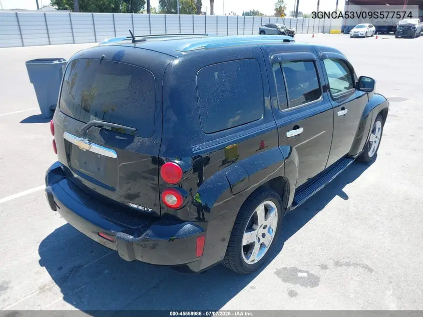 2009 Chevrolet Hhr Lt VIN: 3GNCA53V09S577574 Lot: 45559986
