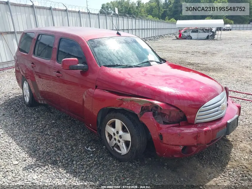 2009 Chevrolet Hhr Lt VIN: 3GNCA23B19S548752 Lot: 45601550