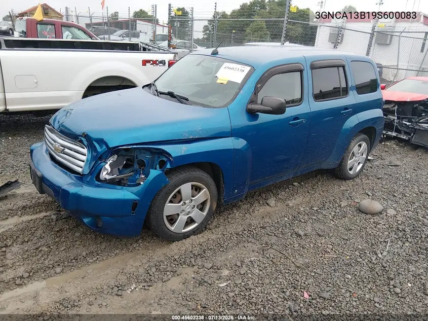 2009 Chevrolet Hhr Ls VIN: 3GNCA13B19S600083 Lot: 45602338