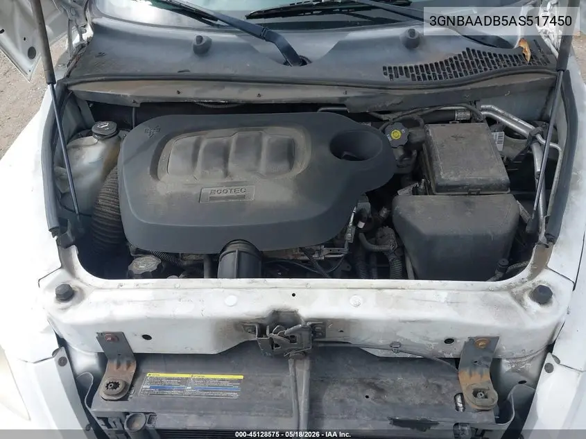 2010 Chevrolet Hhr Ls VIN: 3GNBAADB5AS517450 Lot: 45128575