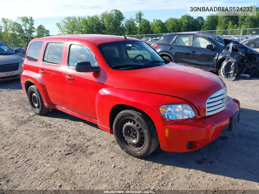2010 Chevrolet Hhr Ls VIN: 3GNBAADB8AS524232 Lot: 45270498