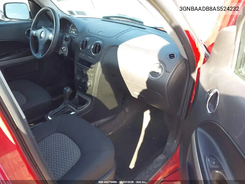 2010 Chevrolet Hhr Ls VIN: 3GNBAADB8AS524232 Lot: 45270498