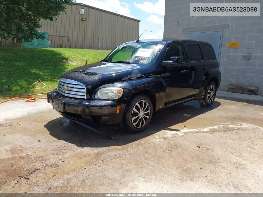 2010 Chevrolet Hhr Lt VIN: 3GNBABDB6AS528088 Lot: 45286829