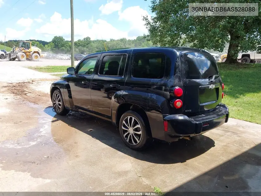 2010 Chevrolet Hhr Lt VIN: 3GNBABDB6AS528088 Lot: 45286829