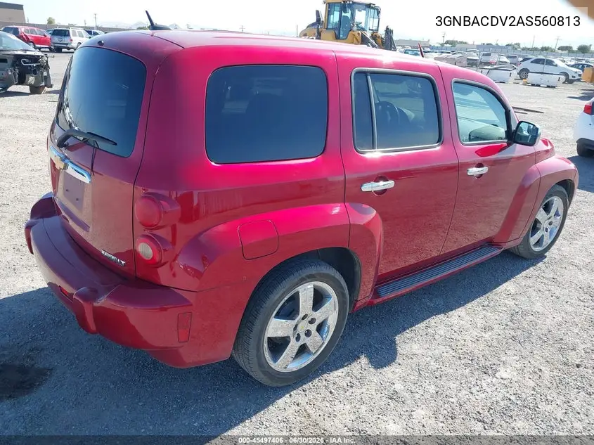 2010 Chevrolet Hhr Lt VIN: 3GNBACDV2AS560813 Lot: 45497406
