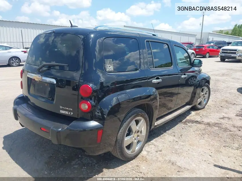 2010 Chevrolet Hhr Lt VIN: 3GNBACDV8AS548214 Lot: 45564816