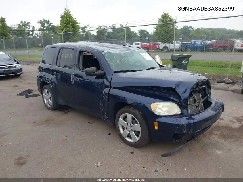 2010 Chevrolet Hhr Ls VIN: 3GNBAADB3AS523991 Lot: 45567179