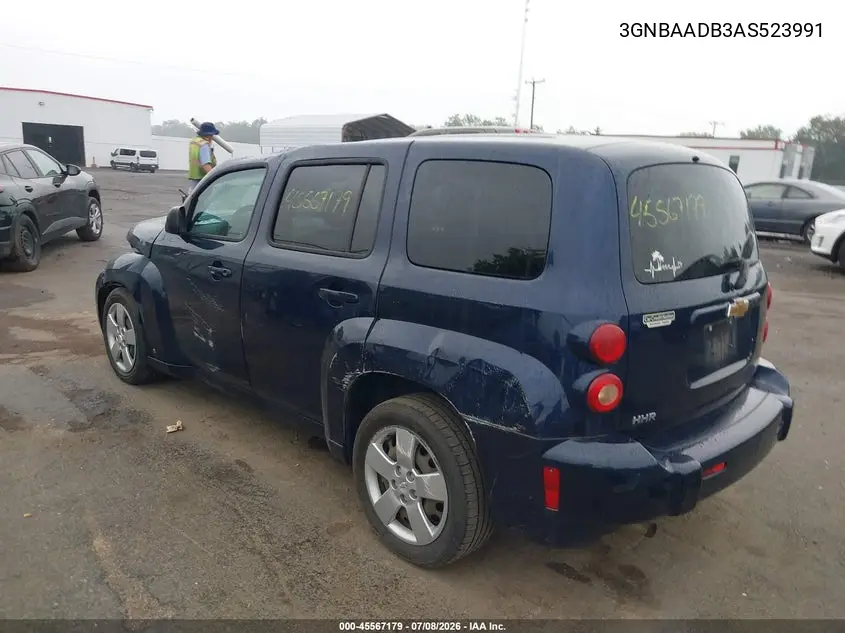 2010 Chevrolet Hhr Ls VIN: 3GNBAADB3AS523991 Lot: 45567179