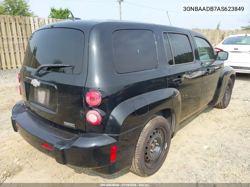 2010 Chevrolet Hhr Ls VIN: 3GNBAADB7AS623849 Lot: 45636526
