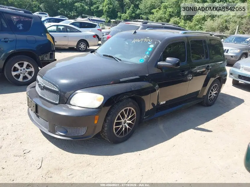 2010 Chevrolet Hhr Ss VIN: 3GNBADDMXAS542055 Lot: 45649531
