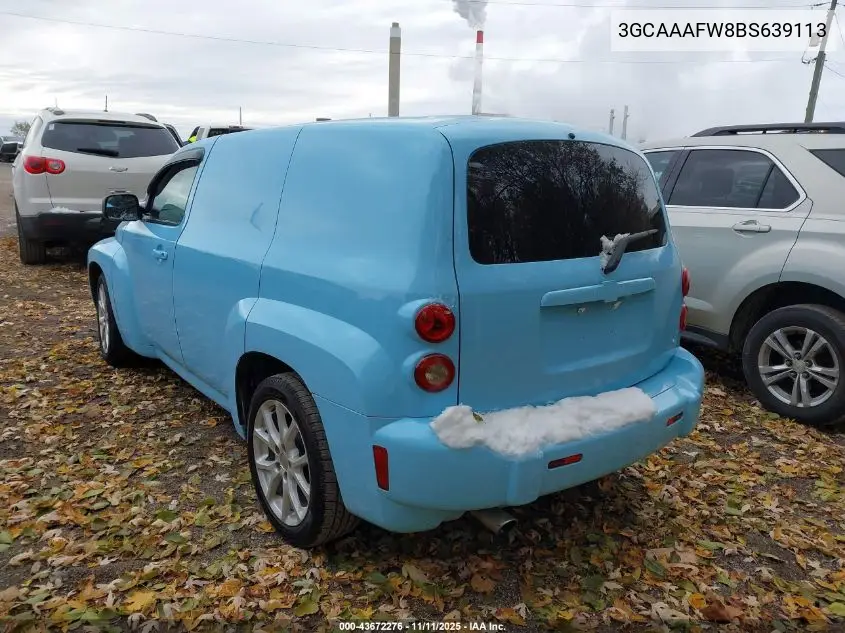 3GCAAAFW8BS639113 2011 Chevrolet Hhr Panel Ls