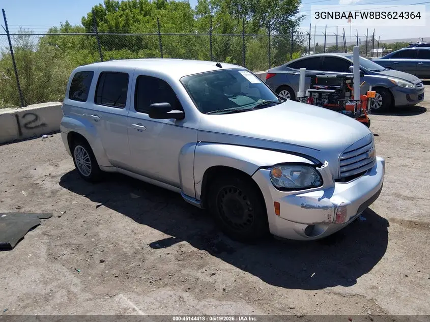 2011 Chevrolet Hhr Ls VIN: 3GNBAAFW8BS624364 Lot: 45144418