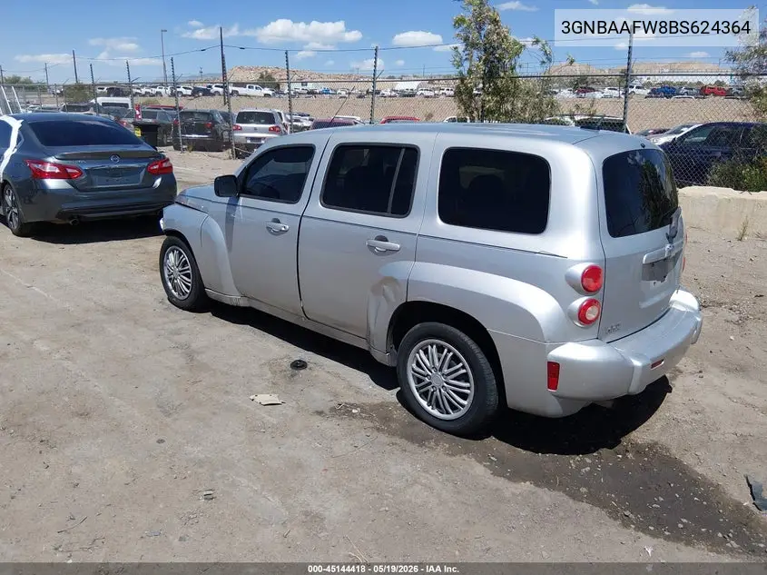 2011 Chevrolet Hhr Ls VIN: 3GNBAAFW8BS624364 Lot: 45144418