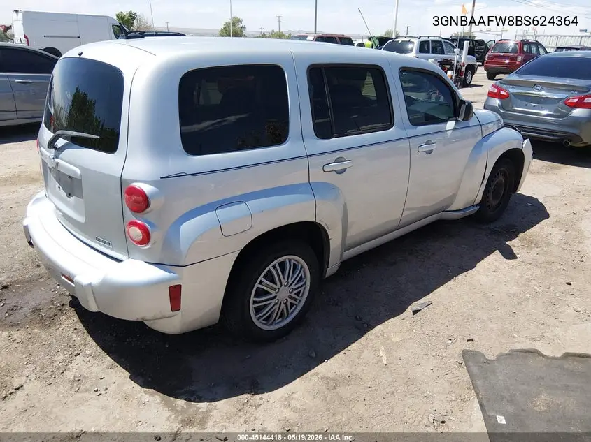 2011 Chevrolet Hhr Ls VIN: 3GNBAAFW8BS624364 Lot: 45144418