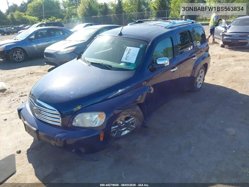 2011 Chevrolet Hhr Lt VIN: 3GNBABFW1BS563834 Lot: 45279058