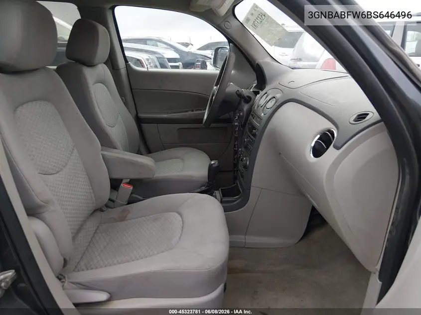 2011 Chevrolet Hhr Lt VIN: 3GNBABFW6BS646496 Lot: 45323781