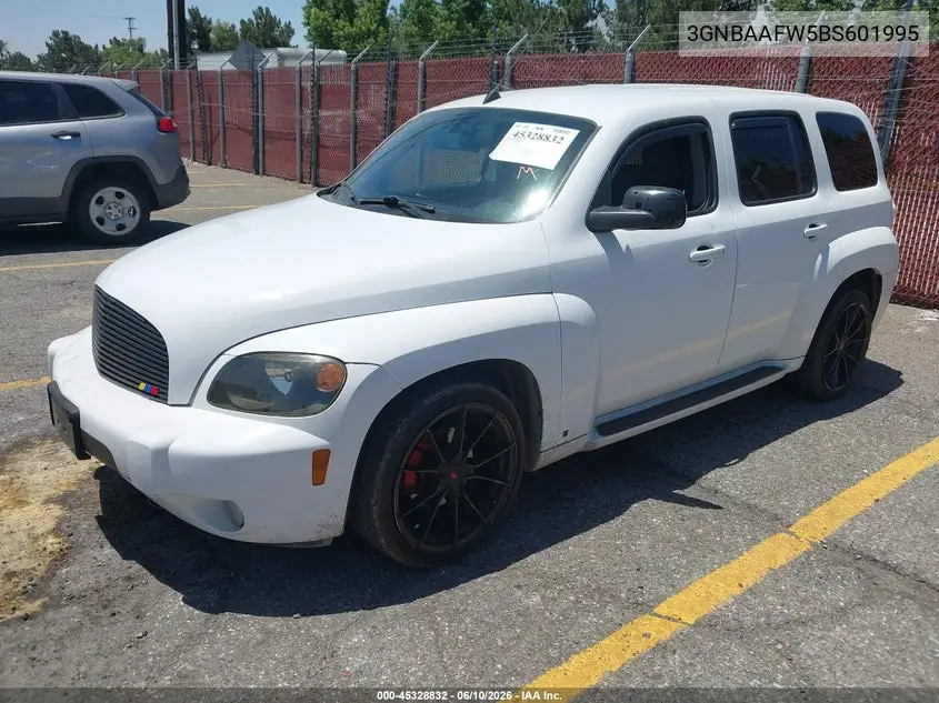 2011 Chevrolet Hhr Ls VIN: 3GNBAAFW5BS601995 Lot: 45328832